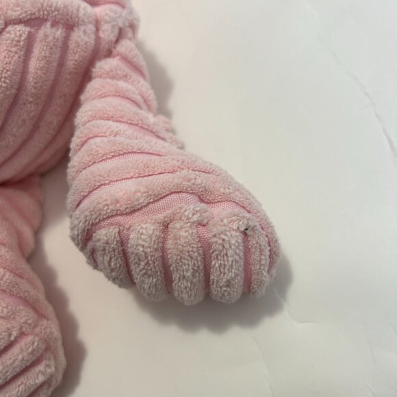 Unipak Kordy Pink Pig Plush Stuffed Animal Toy 14" wide wale corduroy - Picture 7 of 11